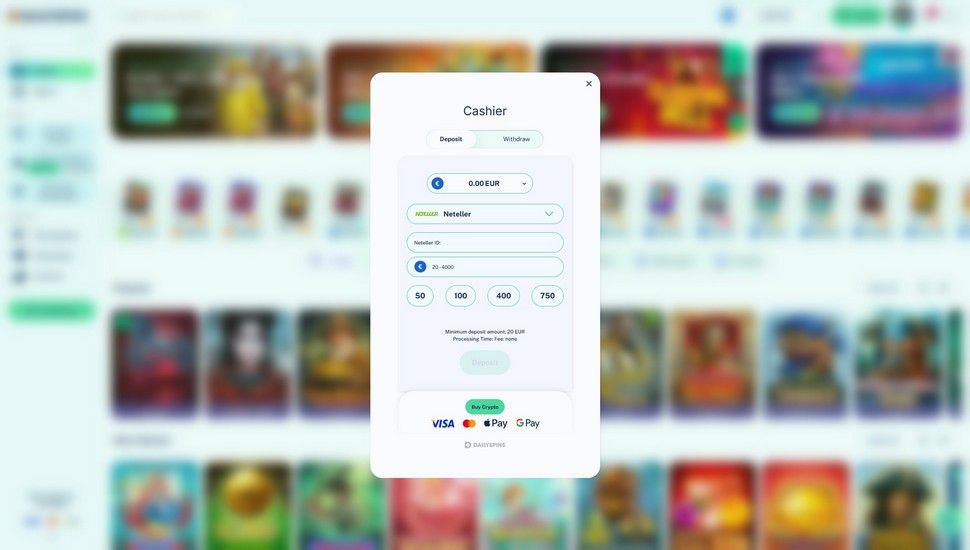 Neteller Indbetaling