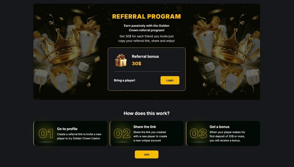 Golden Crown Henvisningsprogram