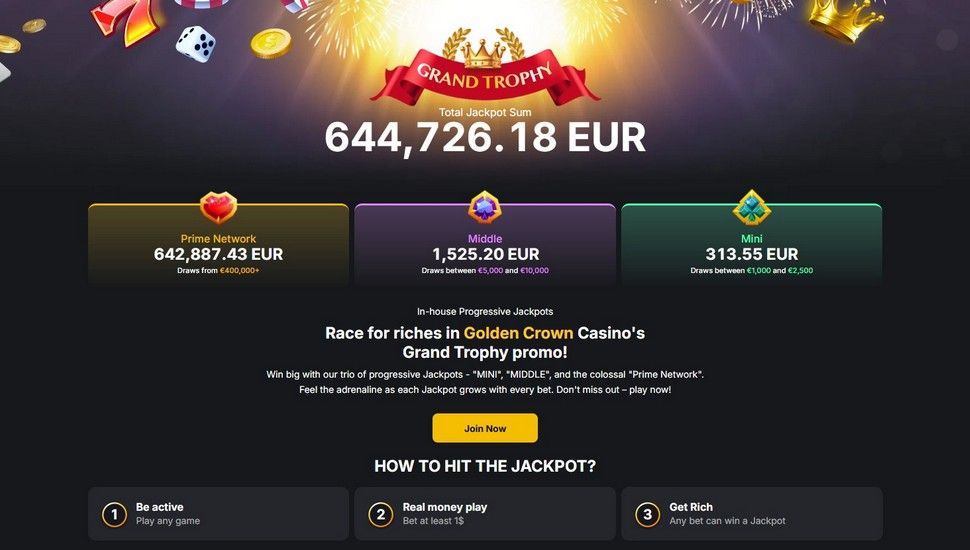 Golden Crown Jackpots