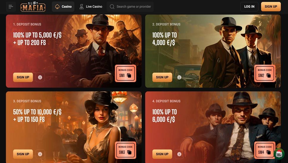 Velkomstbonus slotmafia