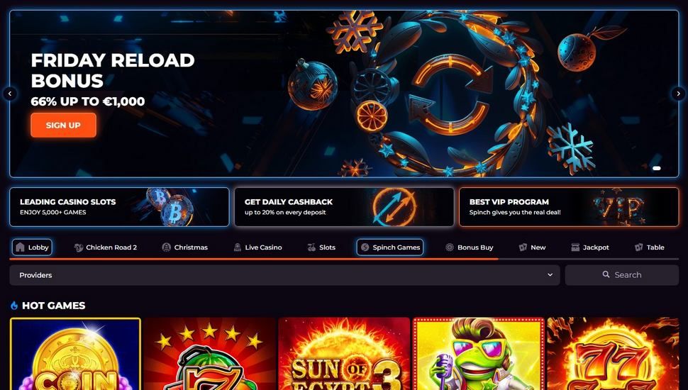 Spinch Reload Bonusser