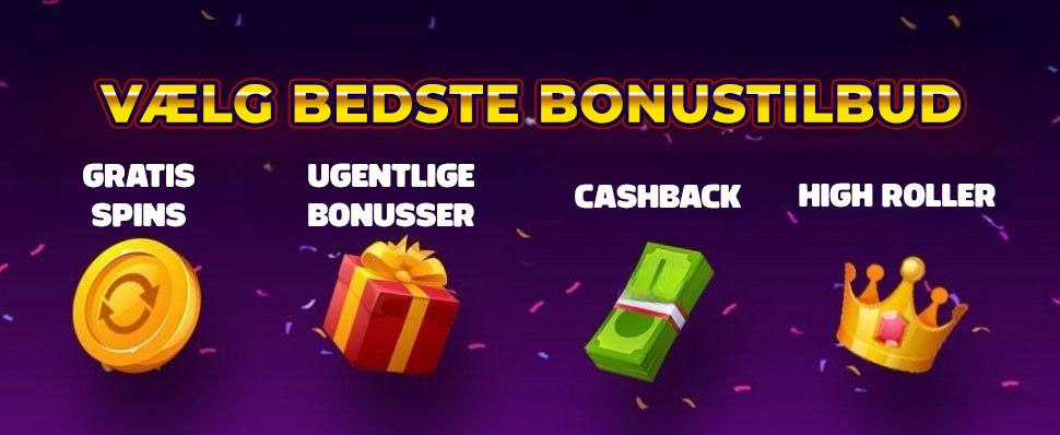 Vælg det bedste bonustilbud