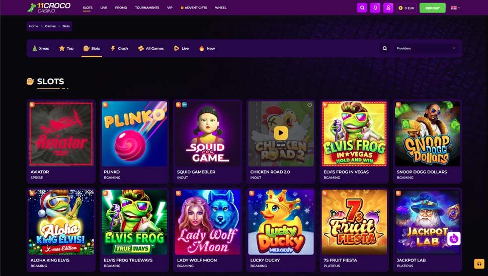 11croco spilleautomater