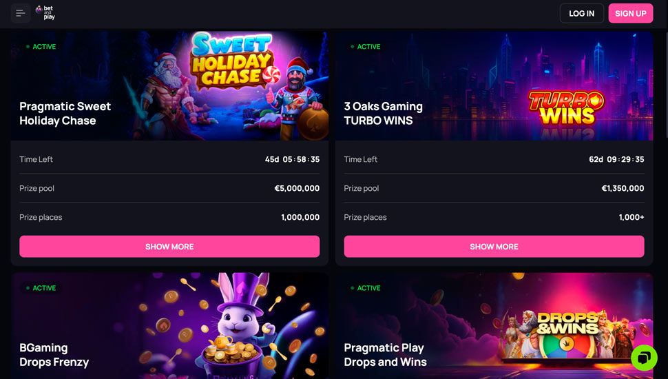 Casino-turneringer betandplay