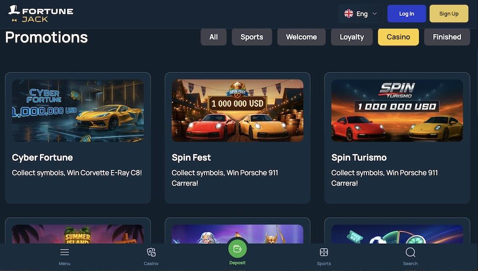 Fortunejack Casino Bonusser