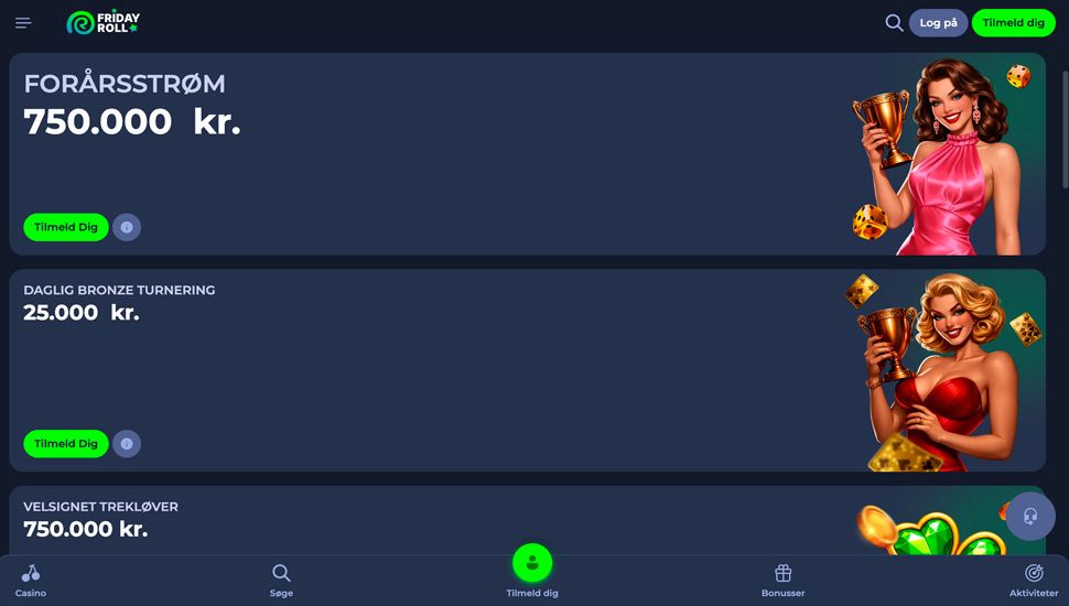 turneringer Fridayrall