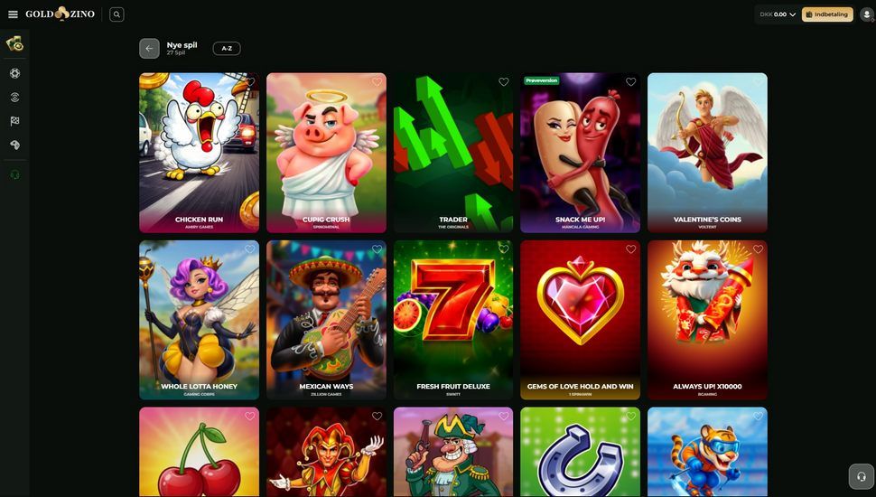 Goldzino casino spil