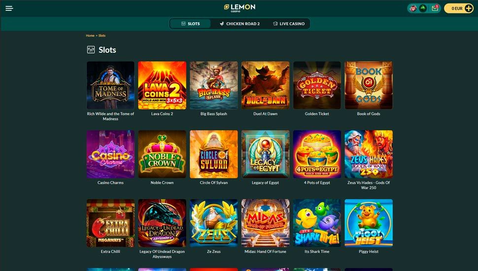 Lemon spilleautomater