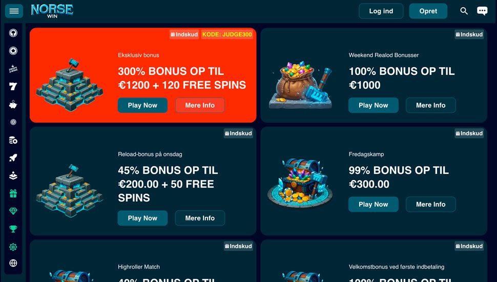 Norsewin Casino Bonusser