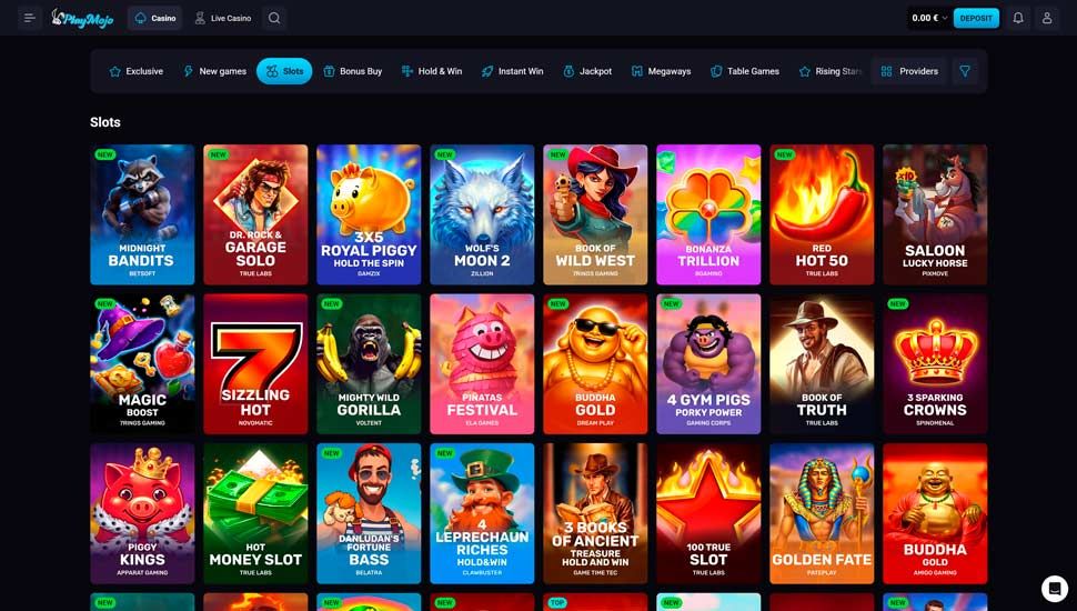 Playmojo spilleautomater
