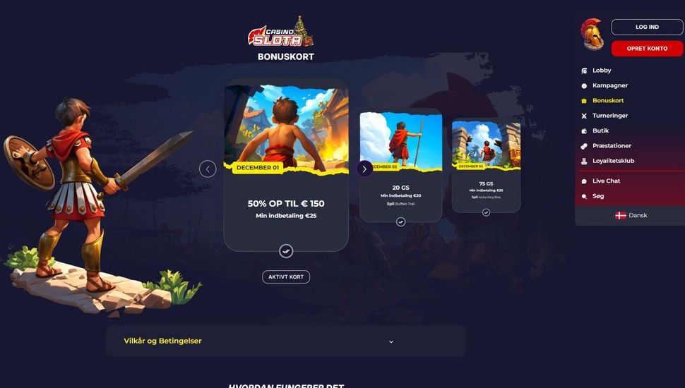 Slota casino bonusser