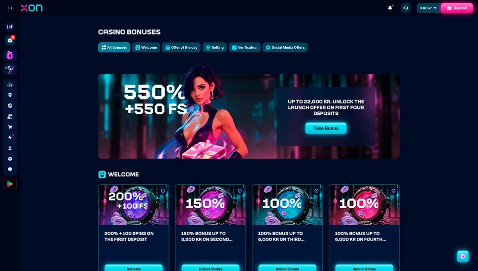 Xon.bet Bonusser