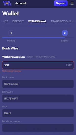 indtast belobet belobsgrenser