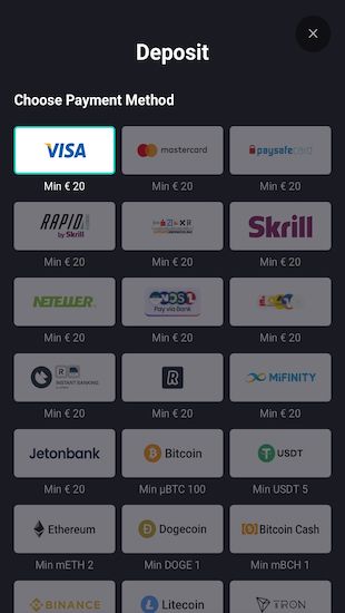 verificeret betalingsmetode