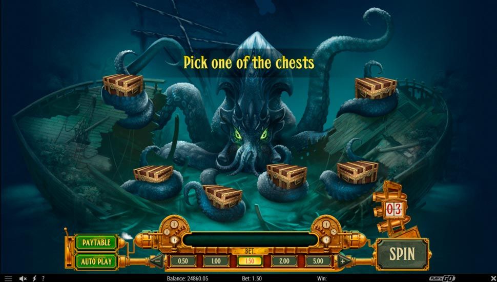 Eye of the Kraken slot Bonusspil