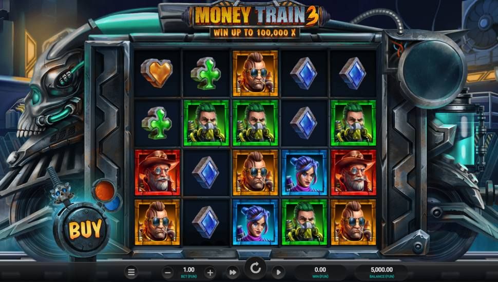 Money Train 3 slot gameplay
