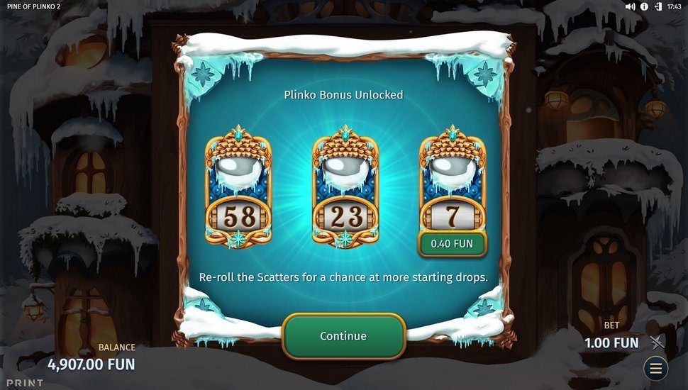 Pine of Plinko 2 slot bonus