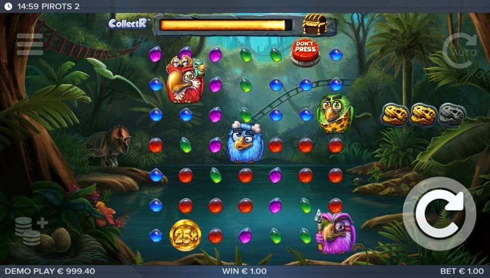 Pirots 2 slot gameplay