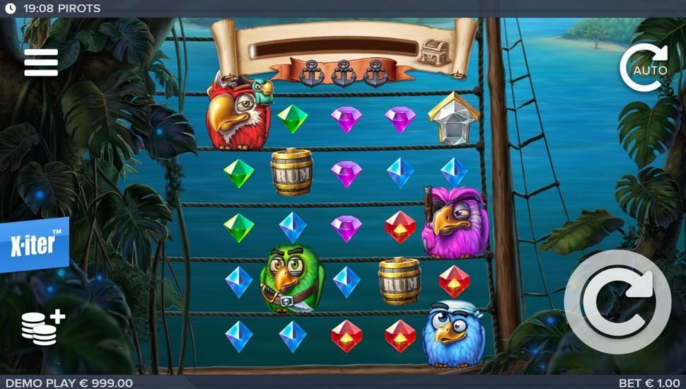 Pirots slot gameplay