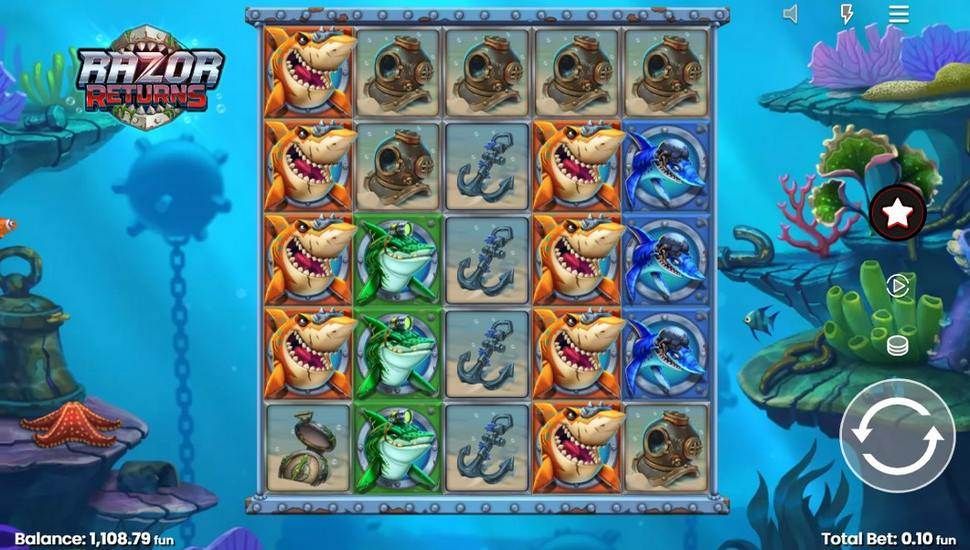 Razor Returns slot gameplay