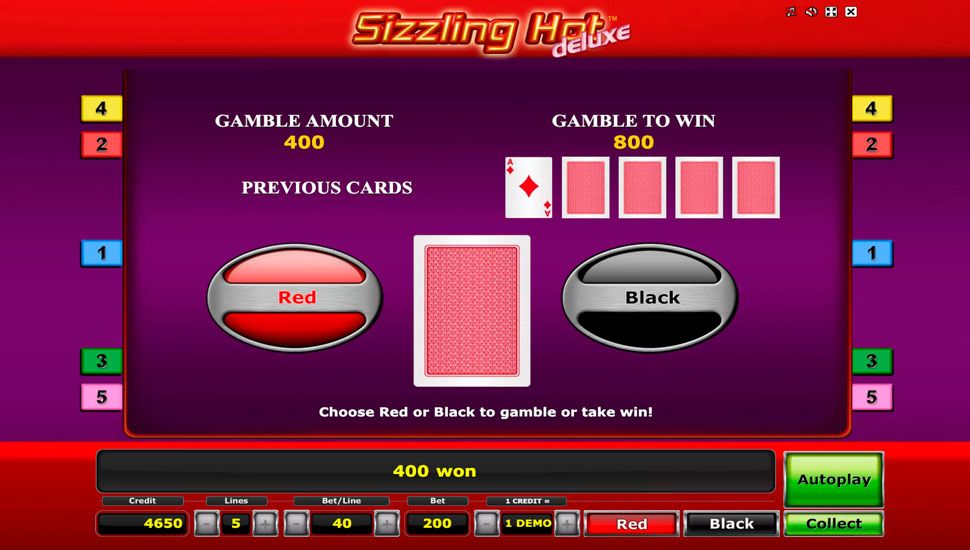 sizzling hot deluxe bonus