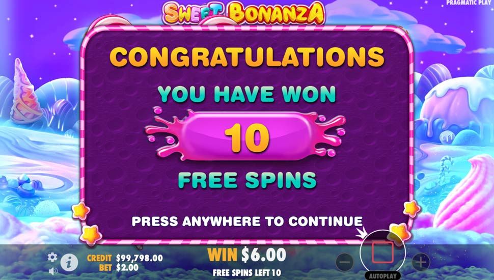 Sweet Bonanza spielautomat Gratis Spins